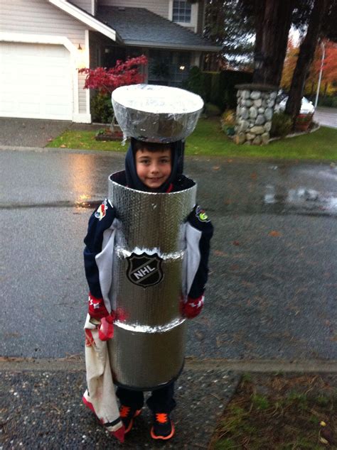Homemade Stanley Cup Boys Costume Great Halloween Costumes Boy