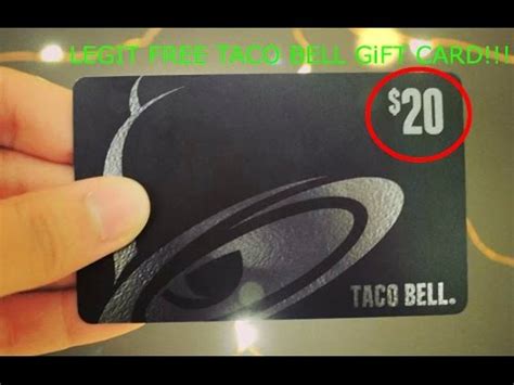 We all love fast food but when it's for free, it tastes even better. How to get a FREE Taco Bell Gift Card! 2016 Version - YouTube