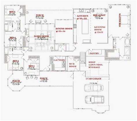 5 Bedroom Ranch Floor Plans Noconexpress