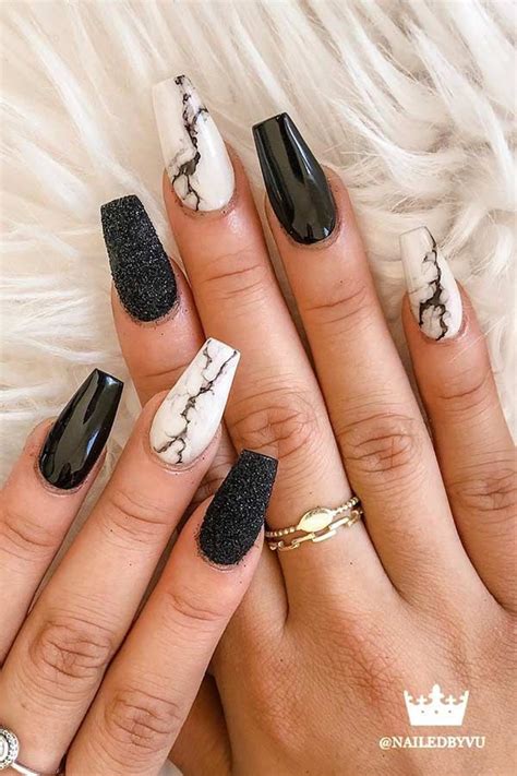 Black Acrylic Nails You Need To Try Immediately Page Of StayGlam Acrylic Nails