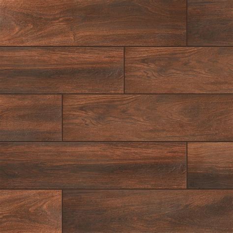 Daltile Evermore Autumn Wood 6 In X 24 In Porcelain Floor And Wall