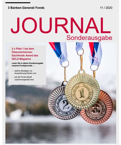Asset manager in austria, europe. 3 Banken-Generali-Fondsjournal: 2 x Platz 1 bei dem ...