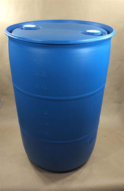 55 Gallon Tighthead Blue Plastic Drum Spp055c400ul1 Yankee