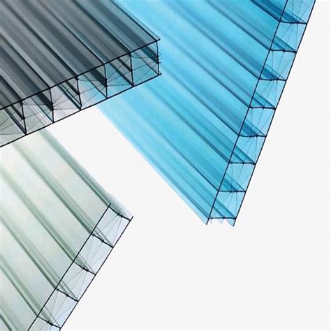 Twinwall Polycarbonate Sheet Swimming Pool Cover Blue Color 6mm Sun Sheets China Polycarbonate