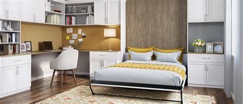 See how murphy beds integrate creatively into these spaces without sacrificing style. Murphy Bed Designs | Wall Bed Ideas | California Closets ...