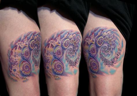 Fractal And Psychedelic Tattoos Majestic Tattoo Nyc