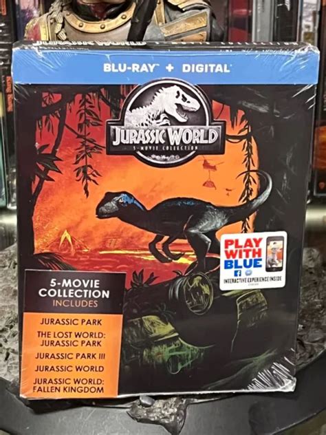 Jurassic World 5 Movie Collection Blu Ray Limited Edition Steelbook
