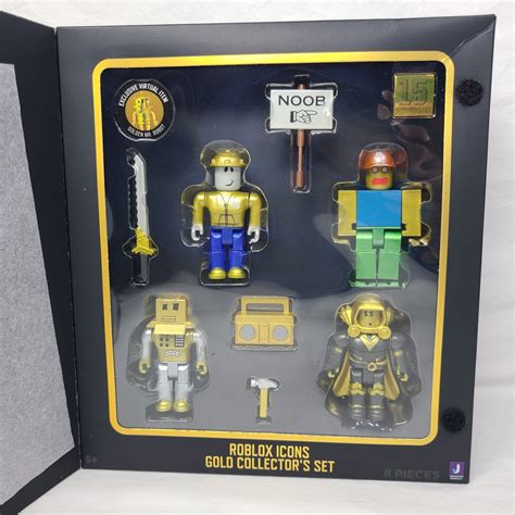 Roblox 15th Anniversary Roblox Icons Gold Collectors Set Exclusive