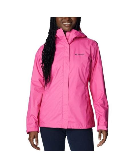 Columbia Arcadia Ii Rain Jacket In Pink Lyst