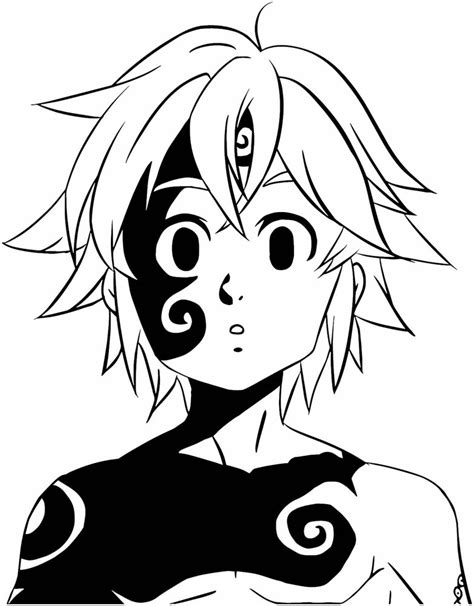 The sin of wrath sighed in discontent despite the nonchalant smile donning his features. Seven Deadly Sins - Meliodas Dragon Sin Anime Decal ...
