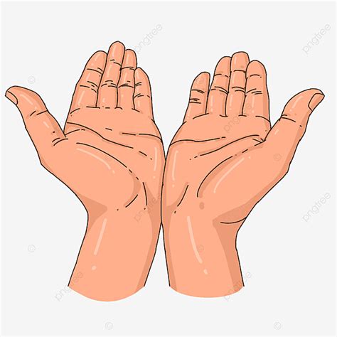 Cartoon Hand Gesture Png Image Cartoon Yellow Praying Gesture Hands