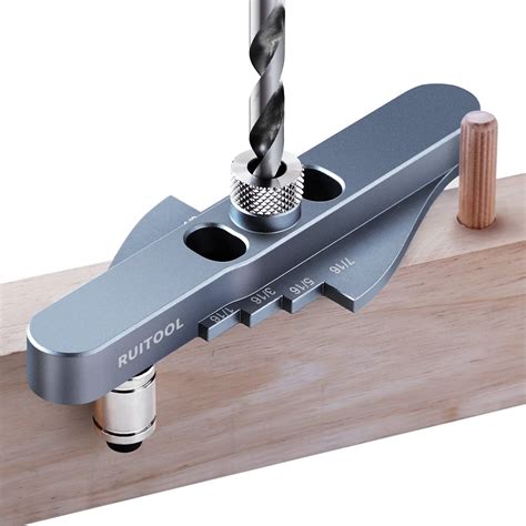 Ruitool Dowel Jig Kit Self Centering Line Scriber Woodworking Tools
