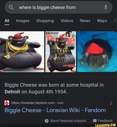 Biggie Cheeses True Origin Rifunny