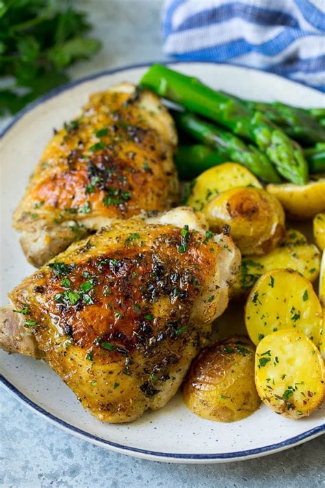 [flavor fiesta] greek sheet pan chicken with lemon and potatoes