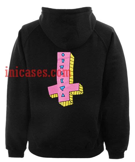 Ofwgkta Cross Logo Hoodie Pullover Inicases