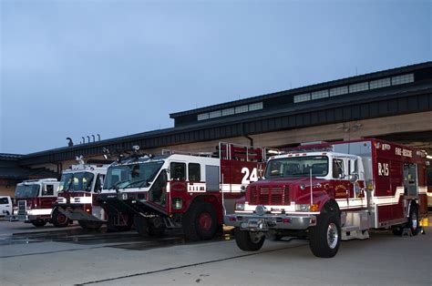 Firefighters Training To Protect Seymour Johnson Air Force Base