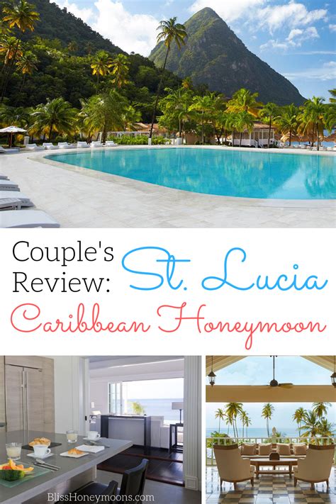 Caribbean St Lucia Island Honeymoon Real Couples Review Caribbean Honeymoon Honeymoon