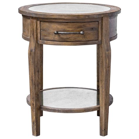 Uttermost Accent Furniture Occasional Tables 25418 Raelynn Wood Lamp