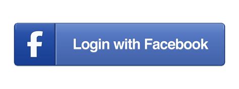 Facebook Sign In Button Png Transparent Background Free Download