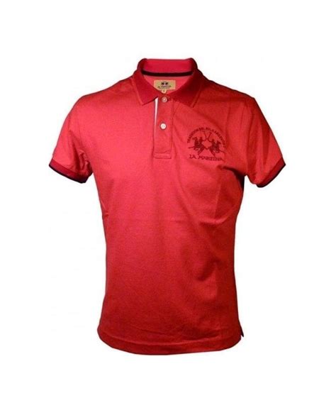 La Martina Red Slim Fit Polo Polos From Jonathan Trumbull Uk