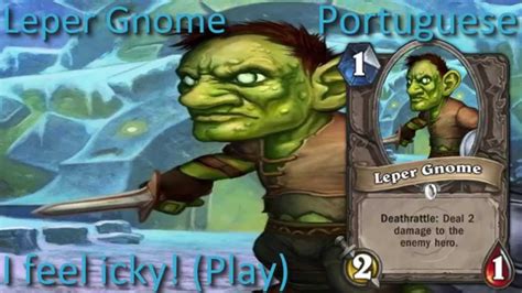 Leper Gnome Card Sounds In 12 Languages Hearthstone Youtube