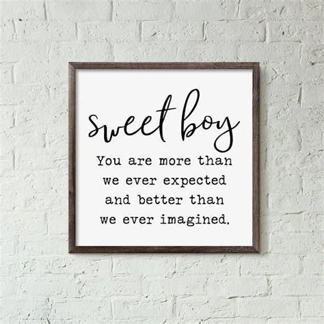 Nurserydecor Baby Signs Baby Boy Quotes Little Boy Quotes