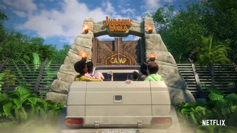 Camp Cretaceous Main Gates Film Universe Jurassic Outpost Encyclopedia