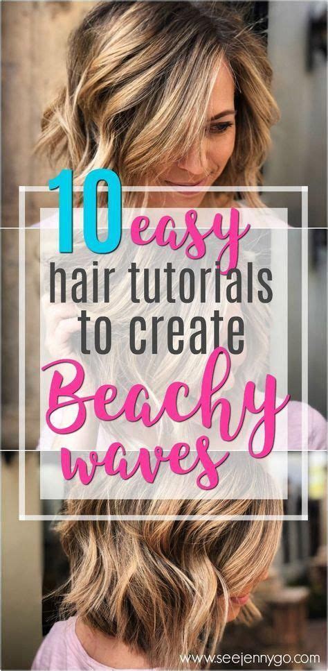 Find The Best Way To Create Easy Beach Waves For Short Hair See