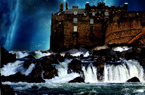 Waterfall Castle By Xsofticatious On Deviantart