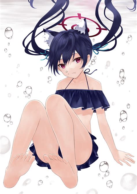 Wallpaper Gadis Anime Blue Archive Kuromi Serika Blue Archive