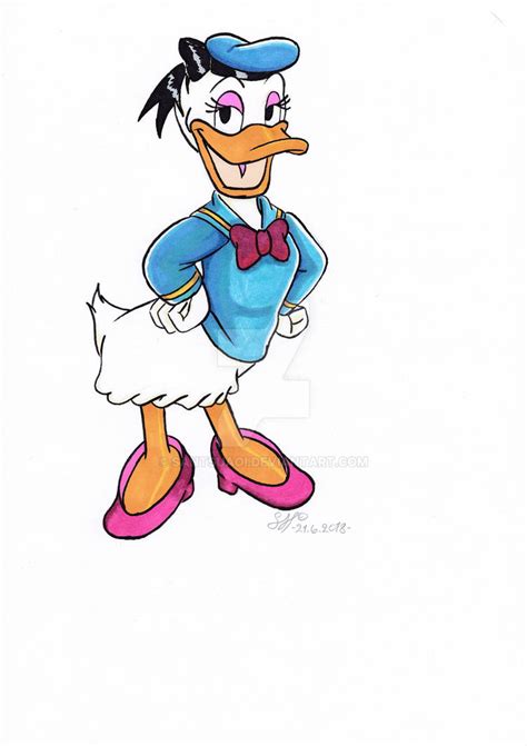 Female Donald Duck By Santsuaoi On Deviantart