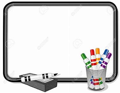 Whiteboard Clipart Marker Pens Background Powerpoint Cliparts