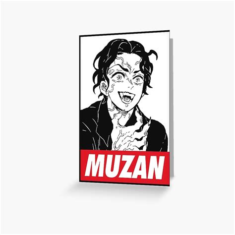 Muzan Kibutsuji Demon Slayer Greeting Card By Milfordmurazik Redbubble
