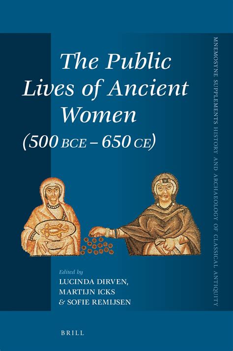 chapter 13 female patronage in late antiquity in the public lives of ancient women 500 bce 650 ce