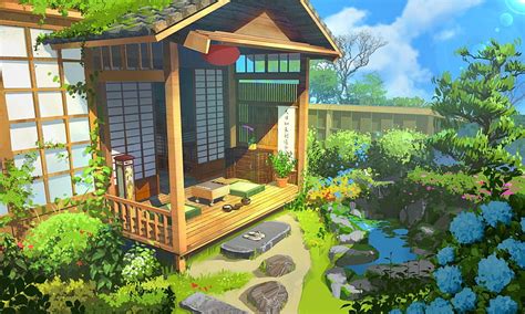 Little Garden Japan Japanese Anime Game Garden Nature Orginal