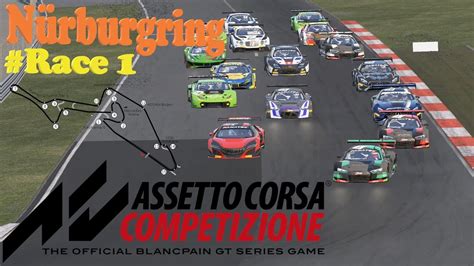 Nurburgring Race Career Mode Assetto Corsa Competizione Youtube