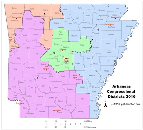 Map Of Arkansas Congressional Districts 2016