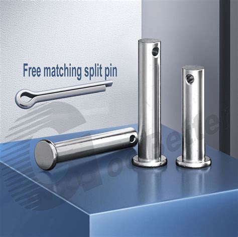 Clevis Pins Hinge Pin M6 M8 A2 Stainless Steel With Split Pin Cotter