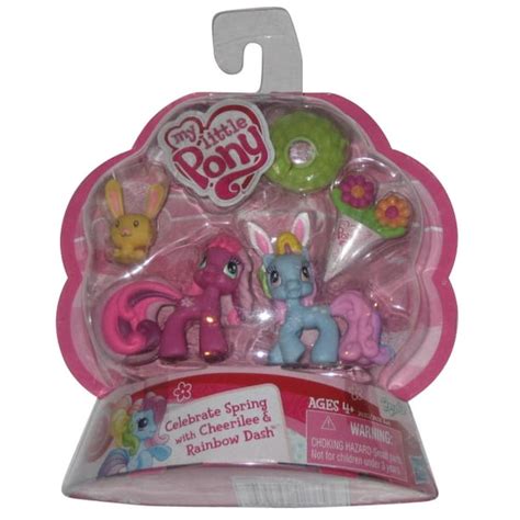 My Little Pony Celebrate Spring Cheerilee And Rainbow Dash Figure Toy