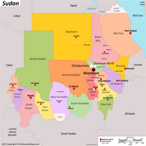 Sudan Maps Detailed Maps Of Republic Of The Sudan