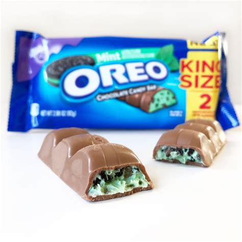 Oreo Mint Flavored Chocolate Candy Bar Review Popsugar Food