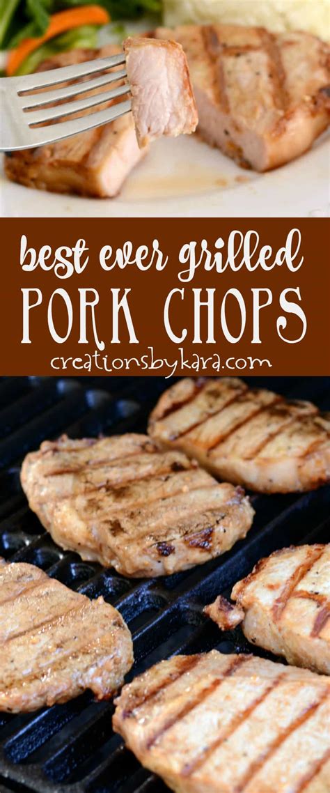 Best Ever Grilled Pork Chops Creations By Kara