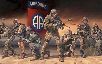 Airborne 82nd Paratroopers Army Answering Call Stuart