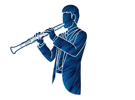 Clarinet Player Musician Orchestra 2417772 Vector Art At Vecteezy