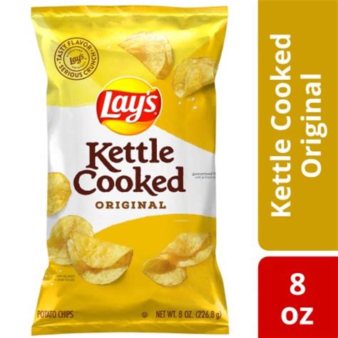 Lays® Kettle Cooked Original Kettle Potato Chips 8 Oz Fred Meyer