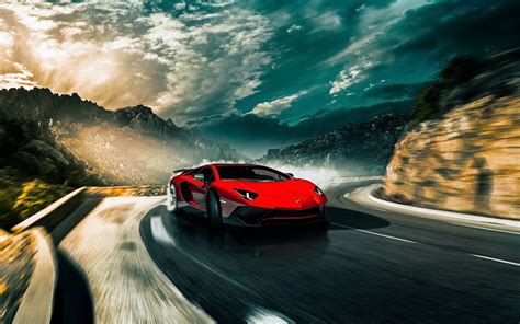 Lamborghini On Road Wallpapers Top Free Lamborghini On Road