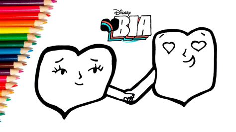 CÓMO DIBUJAR Y COLOREAR LOS GIF DE BÍA Disney - dibujos de Bia disney ...