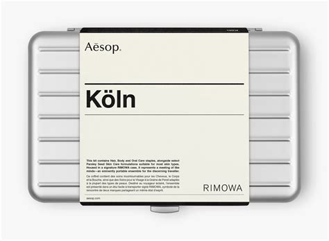 Rimowa Designs A Suitcase For Your Aesop Beauty Products Wallpaper