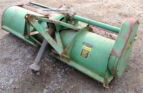 John Deere 25a Flail Mower With Heavy Duty Roller John Deere Flail