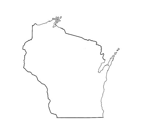 Free Wisconsin Outline Png Download Free Wisconsin Outline Png Png